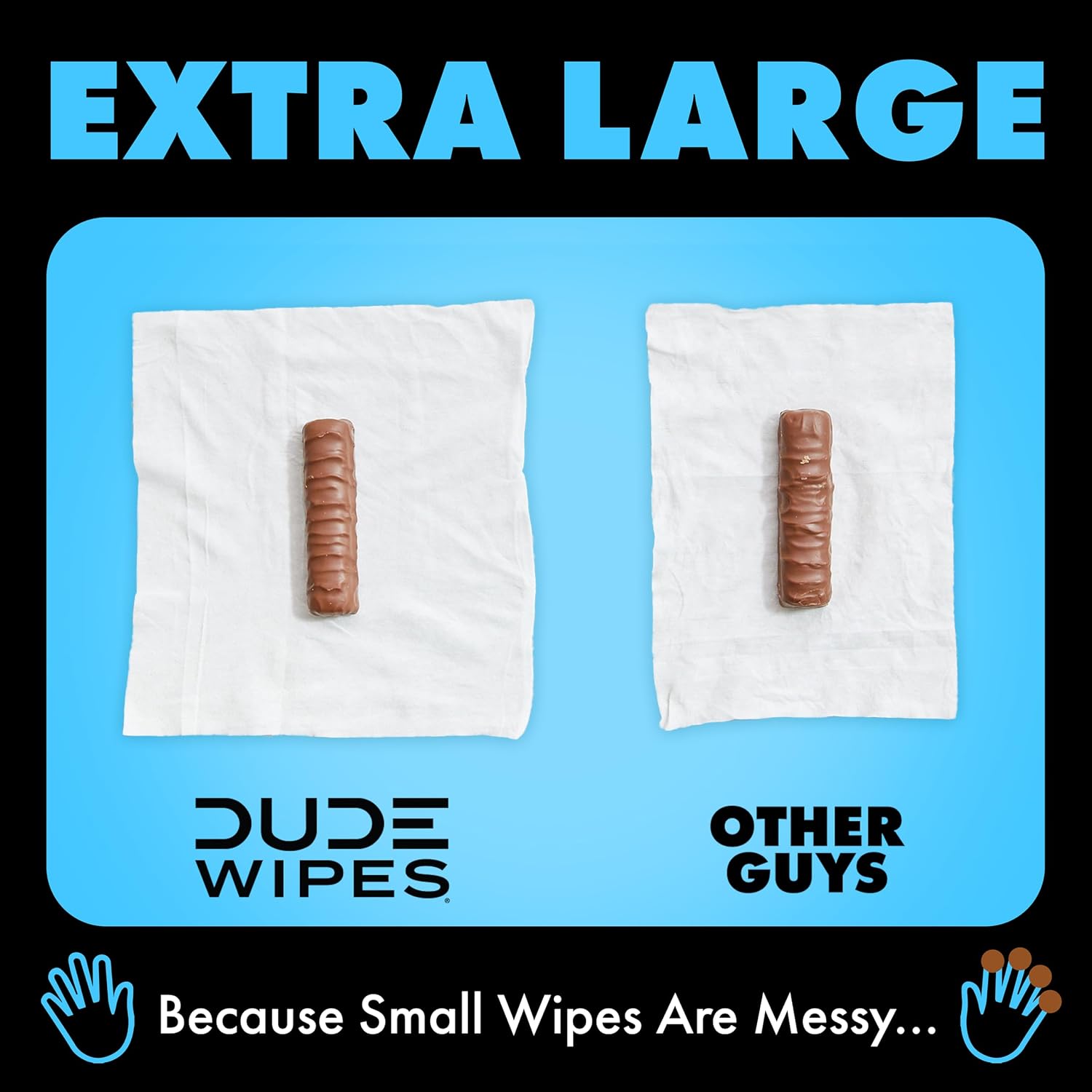 DUDE Wipes Unscented Adult Flushable Wet Wipes, Sensitive Skin, 144 Count — Ease of Use and Maintenance