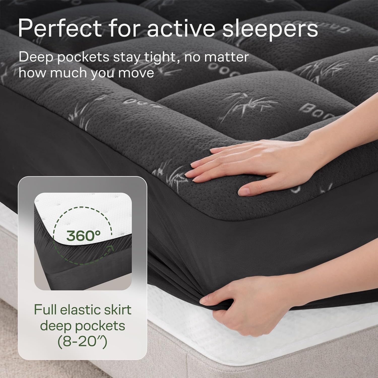 Niagara Sleep Solution Queen Ultra Soft Mattress Topper — Back Pain Relief — Ease of Use and Maintenance