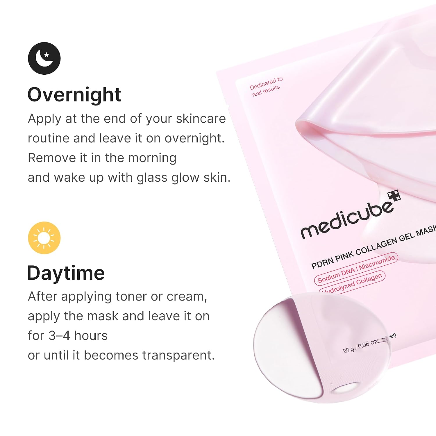 medicube Jelly Gel Mask with Salmon DNA PDRN Pink Collagen, Plump & Hydrate — Pros and Trade-Offs